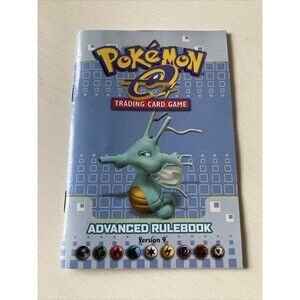 **RULE BOOK ONLY for - Aquapolis Rock Garden Theme Deck Pokemon WOTC